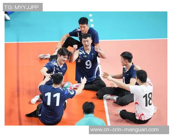 排球——男人18岁以下组小组赛：江苏队胜广东队